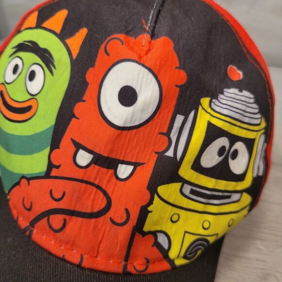 YO GABBA GABBA Hat Cap Brobee Muno Plex 2014 Child Size Preowned - Picture 3 of 10